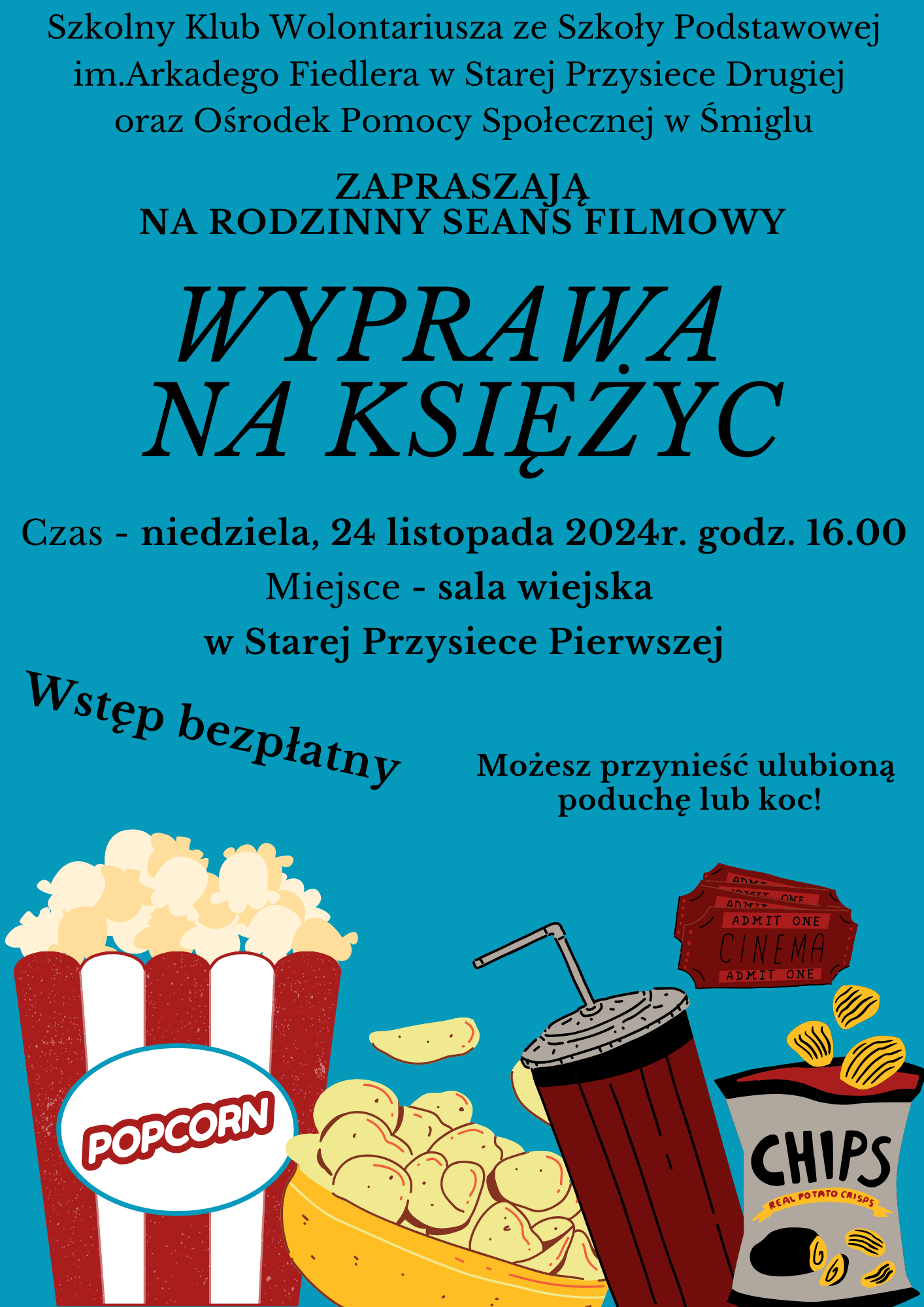 Zaproszenie na seans filmowy