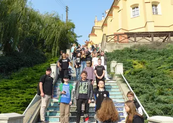 Uczniowie klas 7a i 7b w Pyzdrach