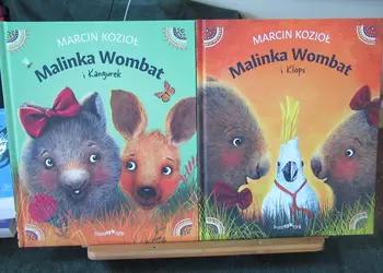 Książki o Malince Wombat autorstwa Marcina Kozioła