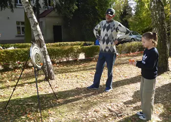 Gabrysia w konkurencji rzutu do celu