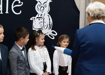 Pasowanie uczniów klasy 1aP