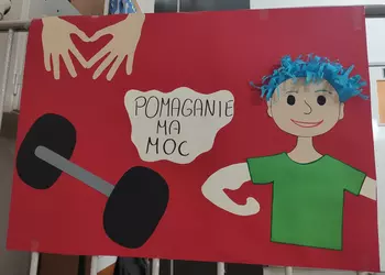 Plakat Pomaganie ma moc