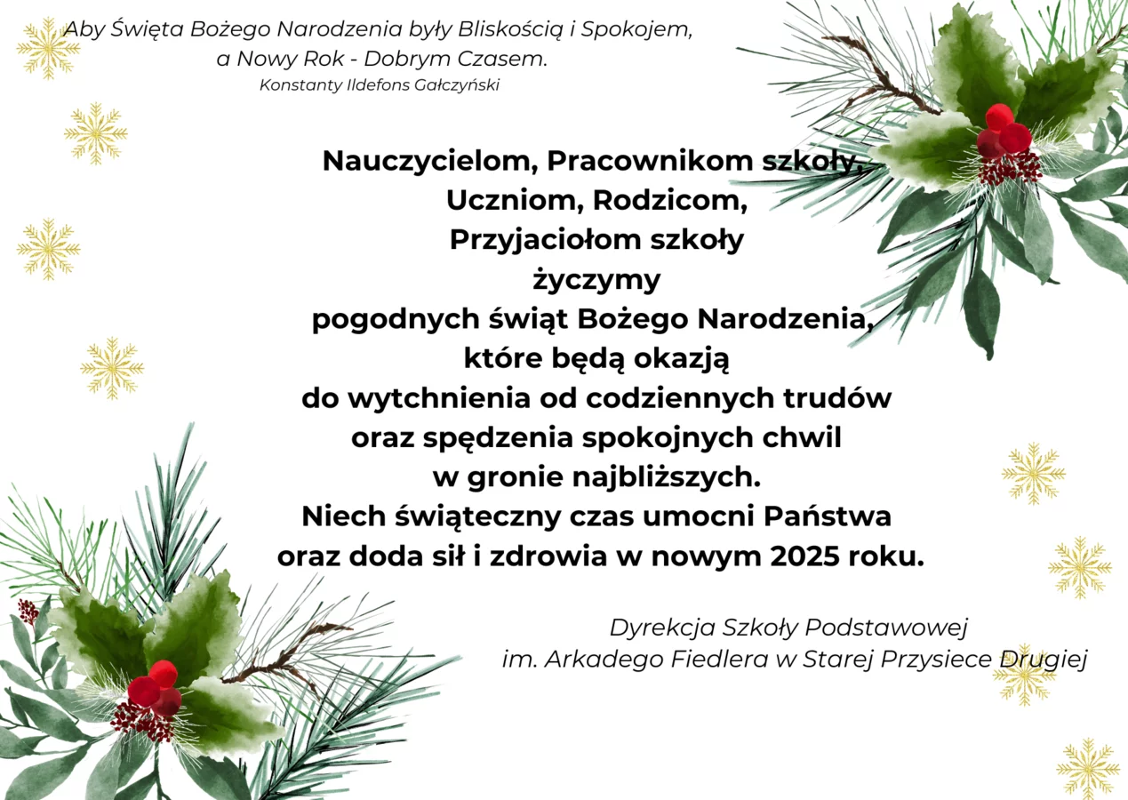 Świąteczne życzenia