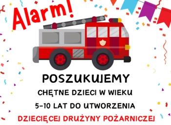 Dziecięca drużyna pożarnicza