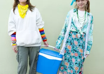 Uczennice klasy 7 i 5 w wiosennych stylizacjach