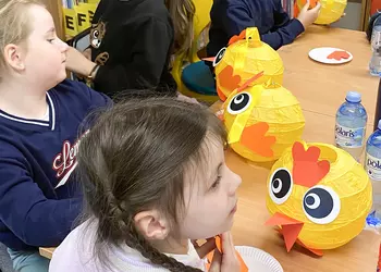 Prace plastyczne w wykonaniu dzieci z kl1aP