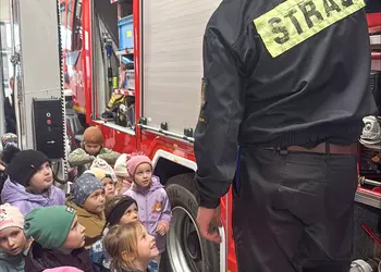 Zwiedzanie wozów strażackich