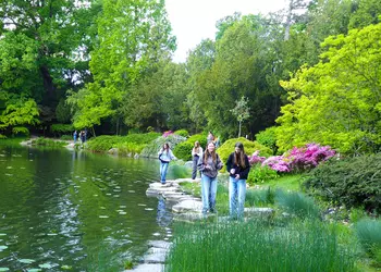 Spacer w Ogrodzie Japońskim