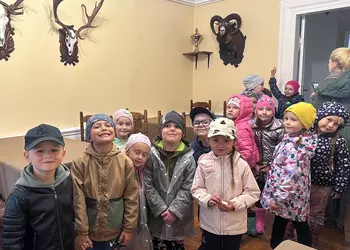 Maluszki zwiedzają Pałac w Racocie