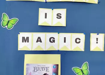 Gazetka tematyczna 'Reading is magic'