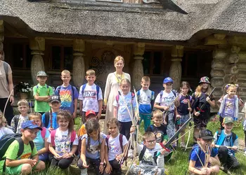 Klasy 1a i 1W podczas wycieczki