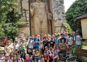 Uczniowie klas 2a i 2b w muzeum Arkadego Fiedlera