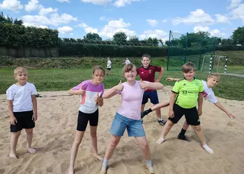 Uczniowie klas czwartych