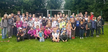 Uczestnicy rajdu do Turwi