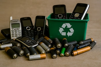 zbiórka baterii i telefonów