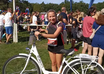 Klaudia ze swoją nagrodą