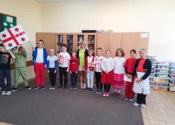 Powitanie przez klasę trzecią