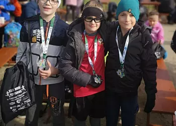 chłopcy z 3a po biegu