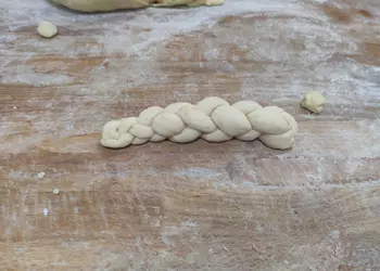 Chałka wykonana przez jednego z uczniów