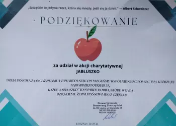 Podziękowanie.
