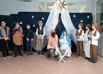 Pastuszkowie zawitali do stajenki