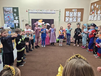 Bal karnawałowy w oddziałach przedszkolnych