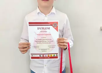 Wojciech Legierski z klasy 4a