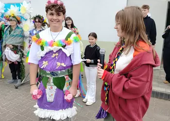 Ekologiczna Marzanna z klasy 8a