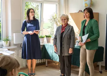 Powitanie uczestników konkursu przez organizatorów