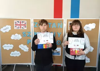 Reprezentanci naszej Szkoly w konkursie powiatowym
