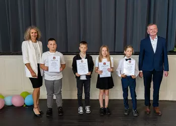 Wojtek wśród nagrodzonych za zdobycie tytułu Mistrza Matematyki