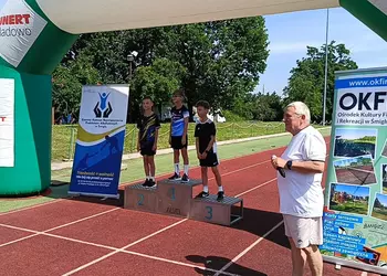 Kuba, Alan i Aleksander na podium