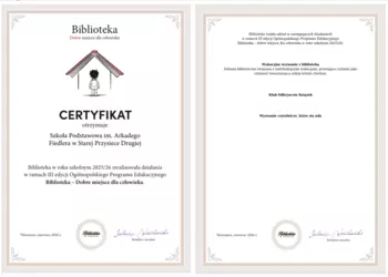 „Biblioteka - dobre miejsce dla człowieka III”