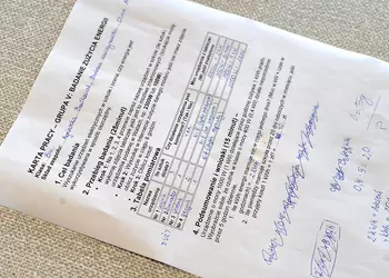 Karta pracy uczniów