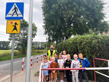 Bezpieczna szkoła - spotkanie z policjantem