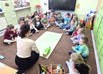 Grupa 0b z panią dietetyk
