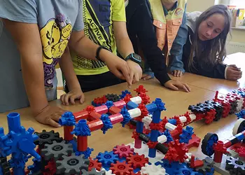 Tor przeszkód z klocków Korbo