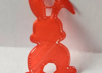 Breloczek w kształcie zajączka