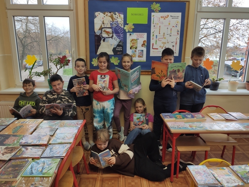 Nowości w bibliotece filii w Wonieściu